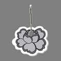 Zippy Clip - Peony Flower Decorated Tag W/ Clip Tab
